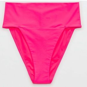 NWT Aerie Banded High Cut Cheeky Bikini Bottom
